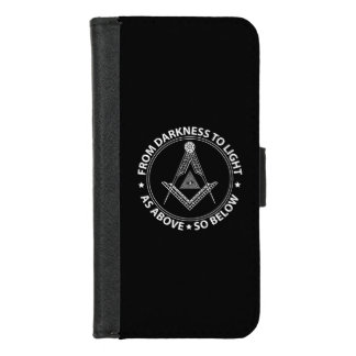 Freemasonry symbol iPhone 8/7 wallet case