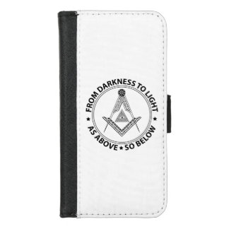Freemasonry symbol iPhone 8/7 wallet case