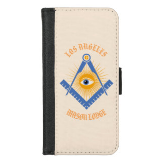 Freemasonry symbol iPhone 8/7 wallet case