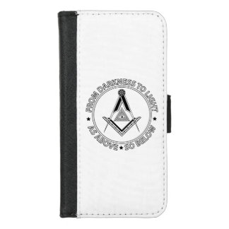 Freemasonry symbol iPhone 8/7 wallet case
