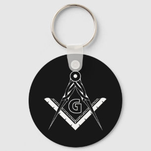 Freemasonry symbol keychain