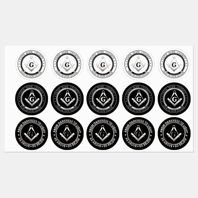 Freemasonry symbol labels (Sheet)