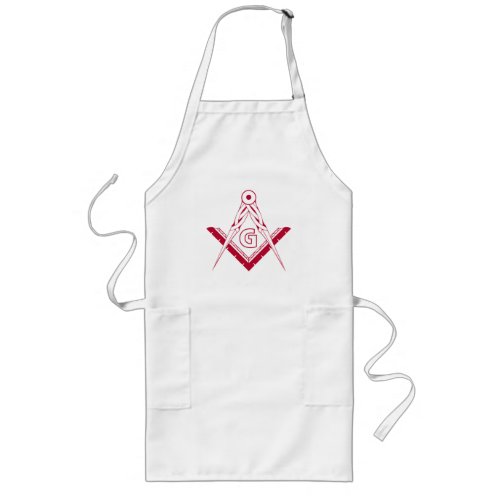 Freemasonry symbol long apron