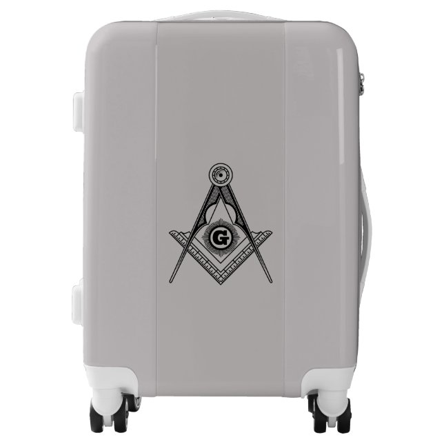 Freemasonry symbol luggage (Front)