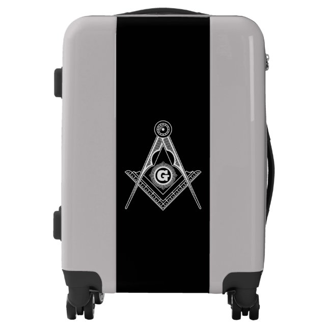 Freemasonry symbol luggage (Front)