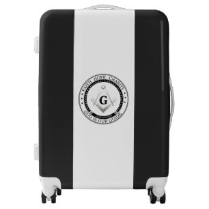 Freemasonry symbol luggage