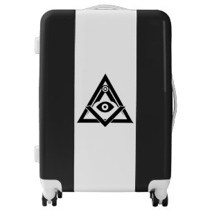Freemasonry symbol luggage