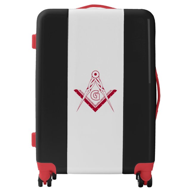 Freemasonry symbol luggage (Front)