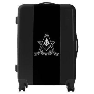 Freemasonry symbol luggage