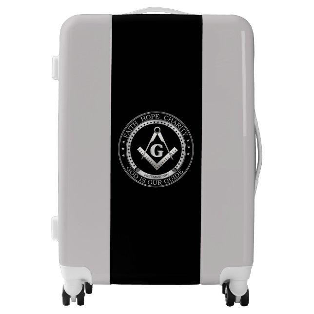 Freemasonry symbol luggage (Front)