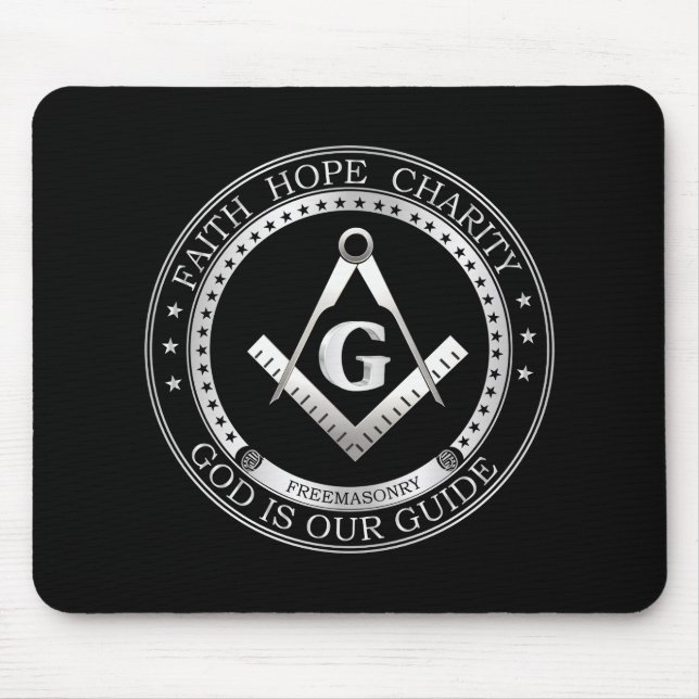 Freemasonry symbol mouse pad (Front)