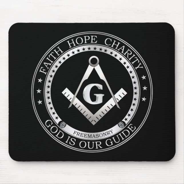 Freemasonry symbol mouse pad (Front)