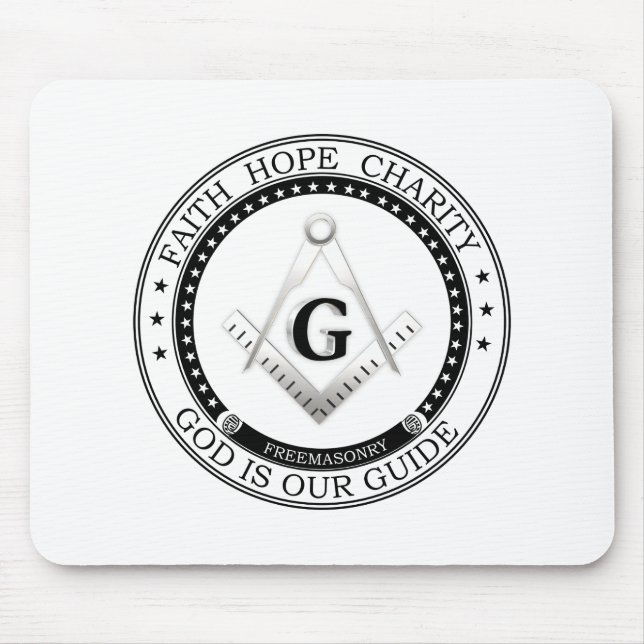 Freemasonry symbol mouse pad (Front)