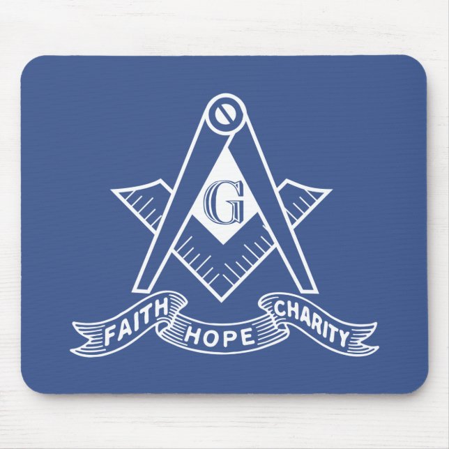 Freemasonry symbol mouse pad (Front)