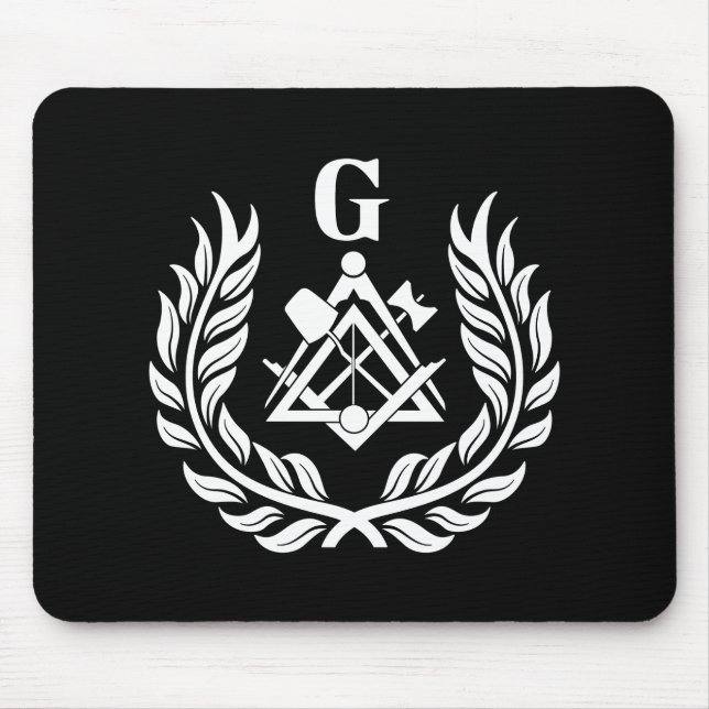 Freemasonry symbol mouse pad (Front)