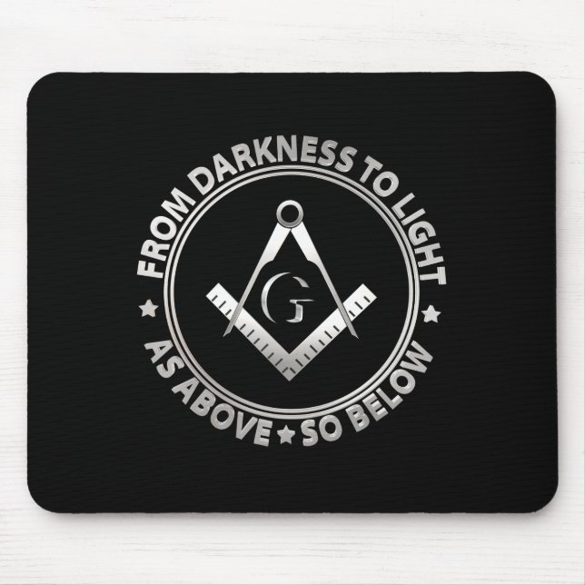 Freemasonry symbol mouse pad (Front)