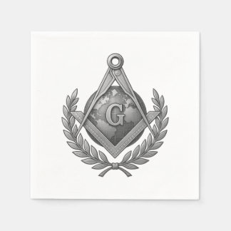 Freemasonry symbol napkins