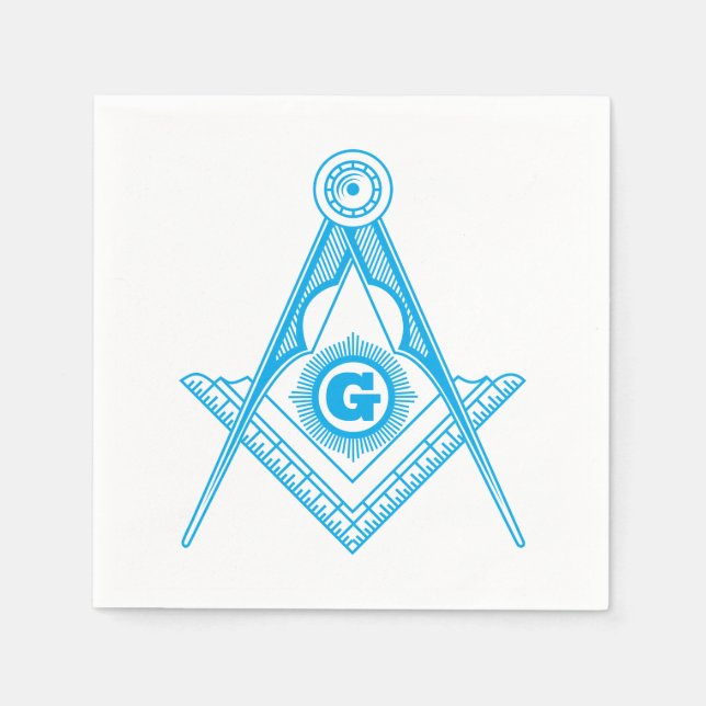 Freemasonry symbol napkins (Front)
