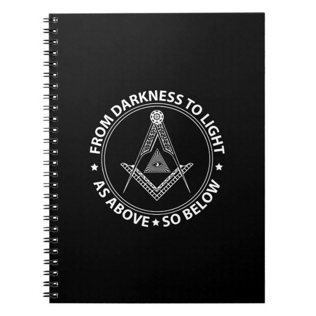 Freemasonry symbol notebook (Front)
