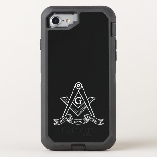 Freemasonry symbol OtterBox defender iPhone SE87 case