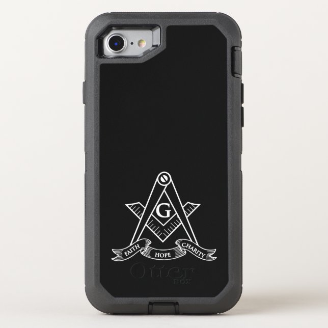 Freemasonry symbol otterbox iPhone case (Back)