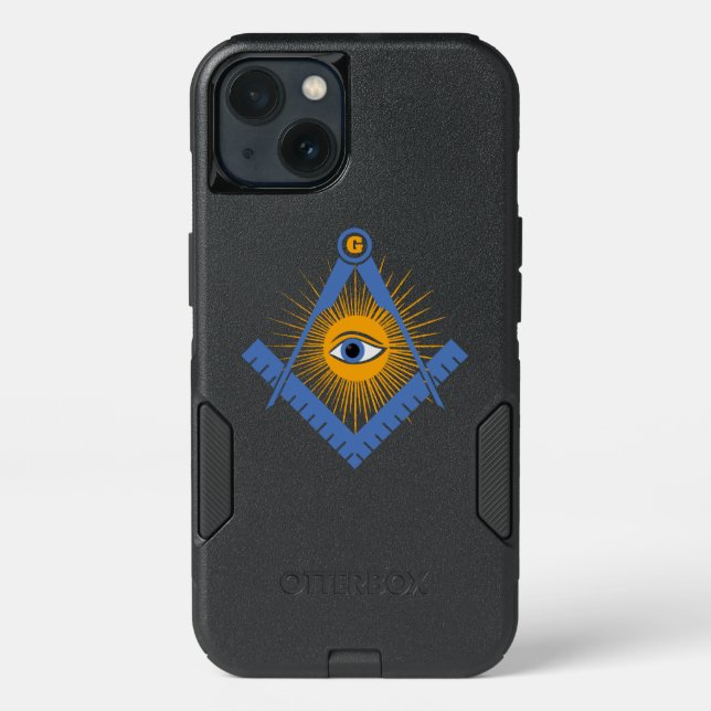 Freemasonry symbol otterbox iPhone case (Back)