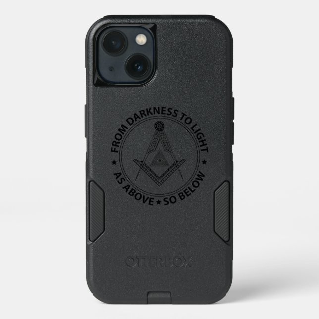Freemasonry symbol otterbox iPhone case (Back)