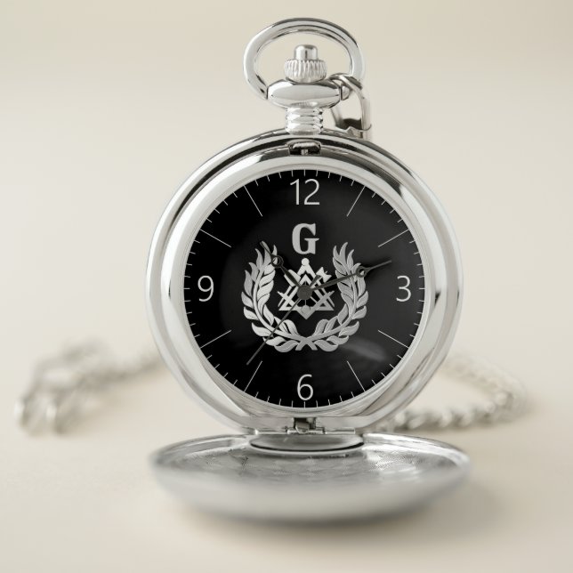 Freemasonry symbol pocket watch (Inside)