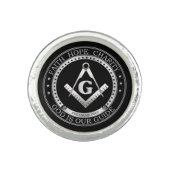 Freemasonry symbol ring (Front)