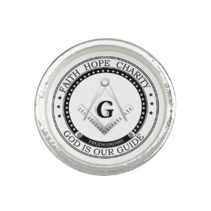 Freemasonry symbol ring