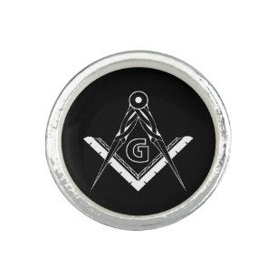 Freemasonry symbol ring