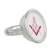 Freemasonry symbol ring (Side)