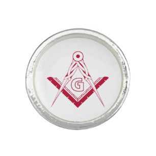 Freemasonry symbol ring