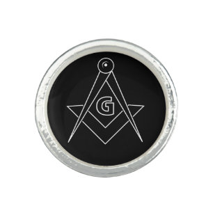 Freemasonry symbol ring