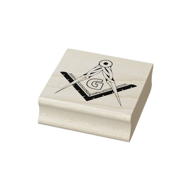 Freemasonry symbol rubber stamp (Stamp)