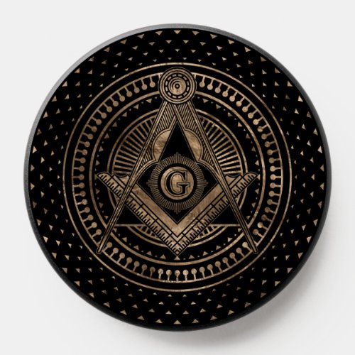 Freemasonry symbol Square and Compasses PopSocket