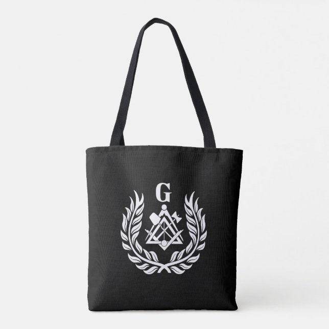 Freemasonry symbol tote bag (Back)
