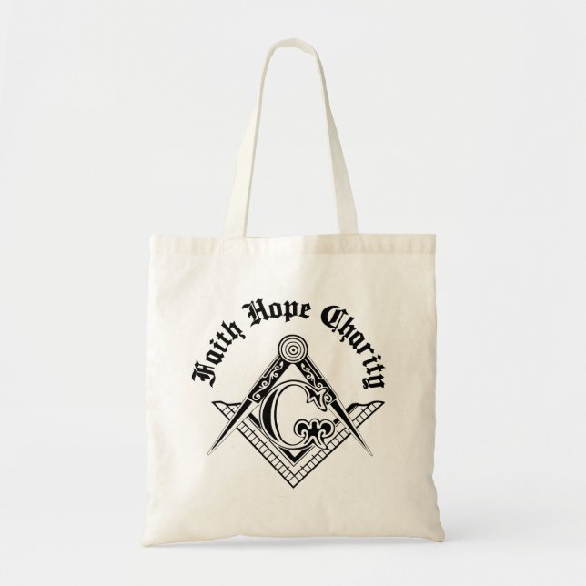 Freemasonry symbol tote bag (Front)