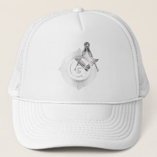 Freemasonry symbol trucker hat