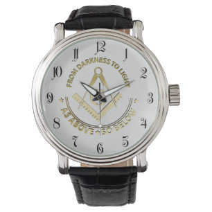 Freemasonry symbol watch