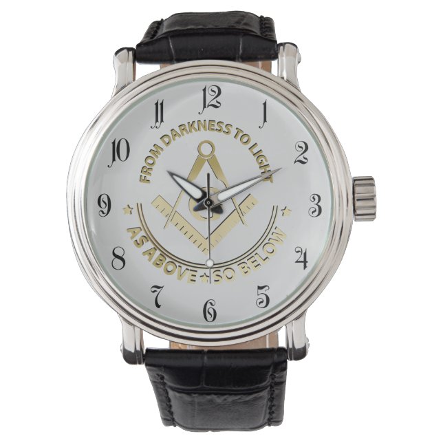Freemasonry symbol watch (Front)