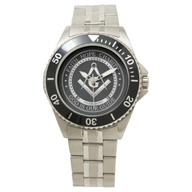 Freemasonry symbol watch (Front)