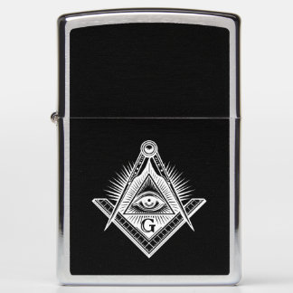 Freemasonry symbol zippo lighter