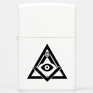 Freemasonry symbol zippo lighter