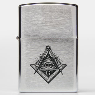 Freemasonry symbol zippo lighter