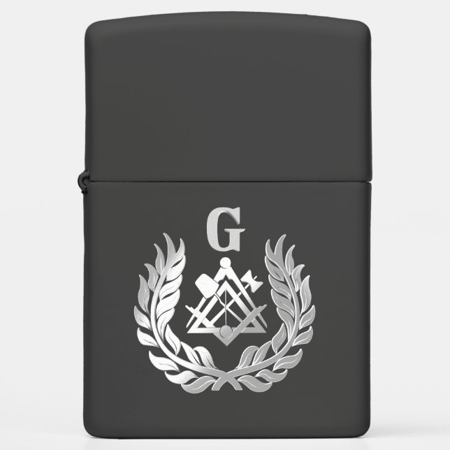 Freemasonry symbol zippo lighter (Front)