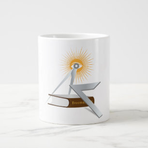 Freemasonry symbols giant coffee mug