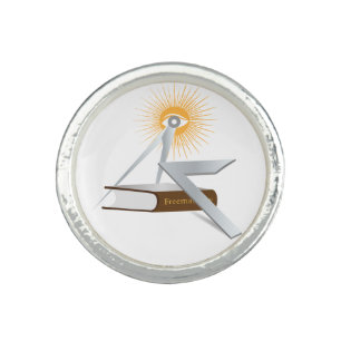 Freemasonry symbols ring