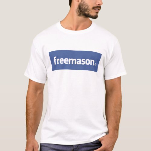 Freemasonry the original social network Facebook T_Shirt