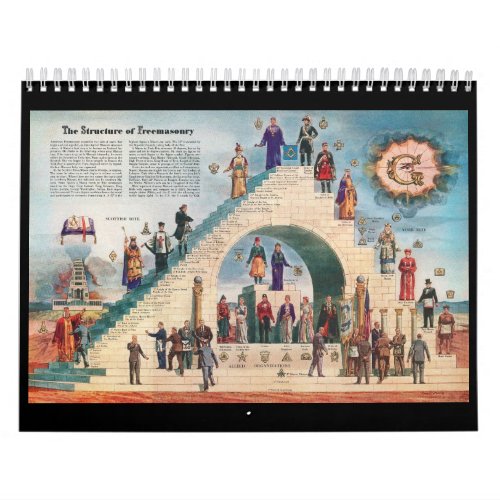 Freemasonry Trestle Board Calendar